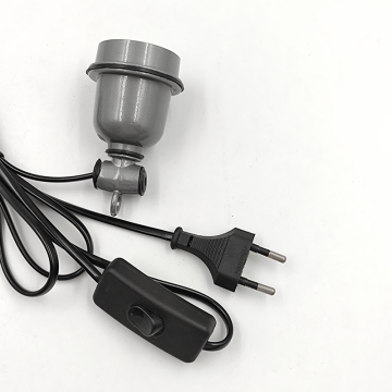 New National Standard 0.75W E27 Waterproof Lamp Holder with EU/US Plug