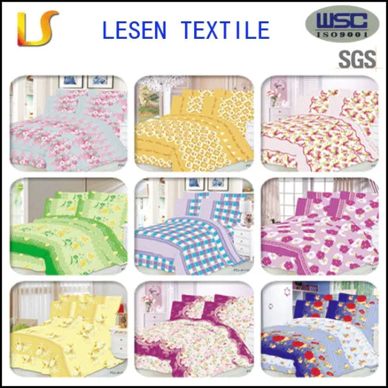 100% polyester printing peach skin colored fabric for bedclothes