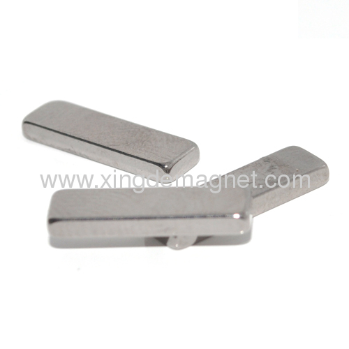 strip shape ndfeb magnets with magnetized through thickness