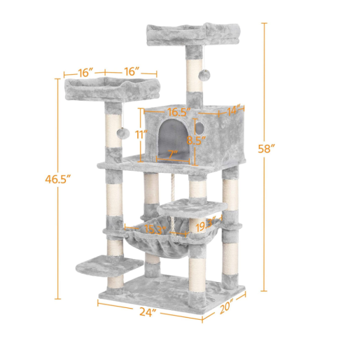 Multi-Level Cat Tree Cat Tower