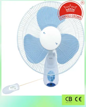 18 inch blue and white wall fan