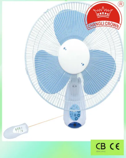 18 inch blue and white wall fan
