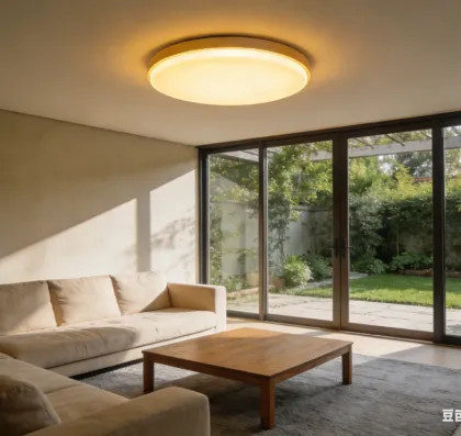 Neutral white ceiling light