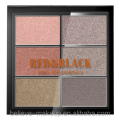 6 Colors Peak cock eyeshadow Palette