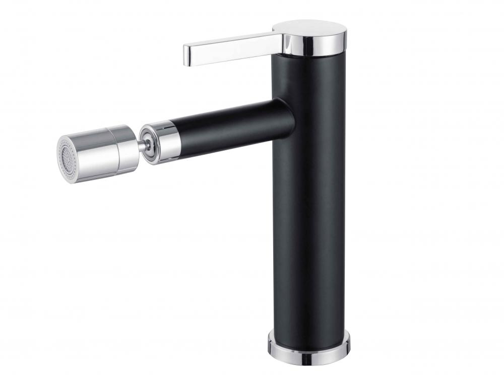 Matte black Bathroom 360 swivel Basin Faucet