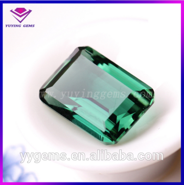 10*14mm Rectangle Shaped Green Tourmaline Stone