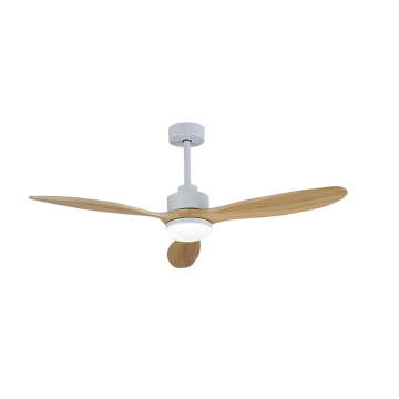 Modern Solid Wood Ceiling Fan with Energy Efficient LED and Quiet DC Motor
