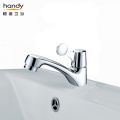 Vessel Sink Mixer Brass chrome plated quick-open Single Cold Pillar Taps Factory