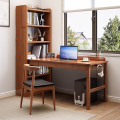 Good quanlity computer desk with bookshelf