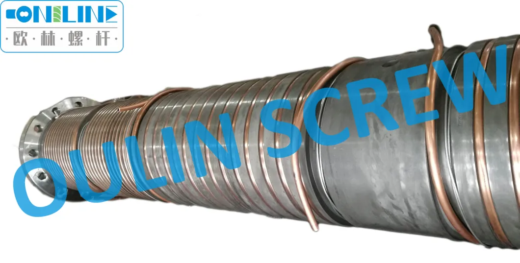 Tornillo y barril paralelo bimetálico KMD para extrusión de placa PVC/WPC
