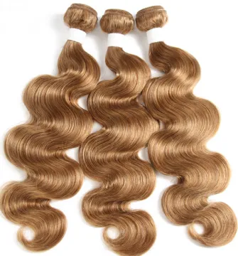10A  Grade human hair bundles, #30   body wave Brazilian hair bundles Human