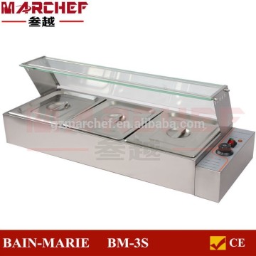 Electric Sauce Food Warmer/ Stainless steel Bain marie BM-3S Commercial type