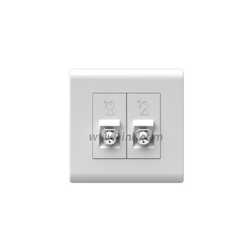 W86 series -- 1 gang TV satellite electrical socket