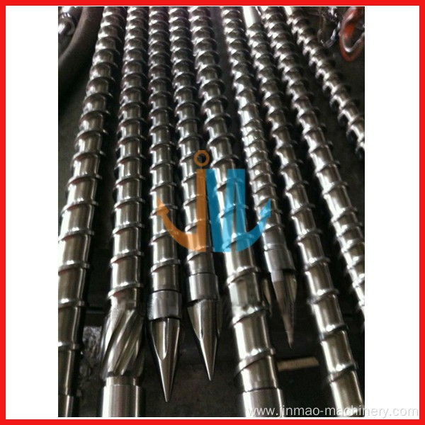 injection screw and barrel for plastic machine