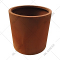 Rusty Garden Square Metal Planter