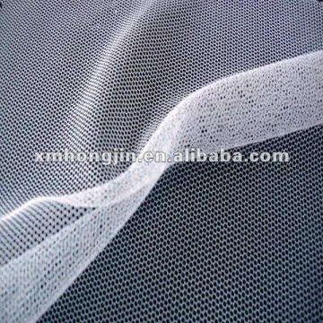 100%polyester knitted hexagonal mesh fabric