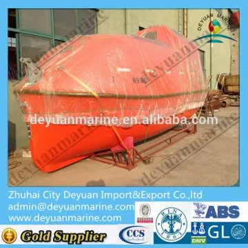 Marine fiberglass boat SOLAS FRP Life boat totally enclosed life boat