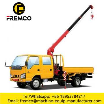 Straight Boom Lorry Crane Capacity 3.2 Ton