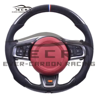 Real Carbon Fiber Steering Wheel for Jaguar XF F-Type F-Pace E-Pace - Ever-Carbon Racing ECR