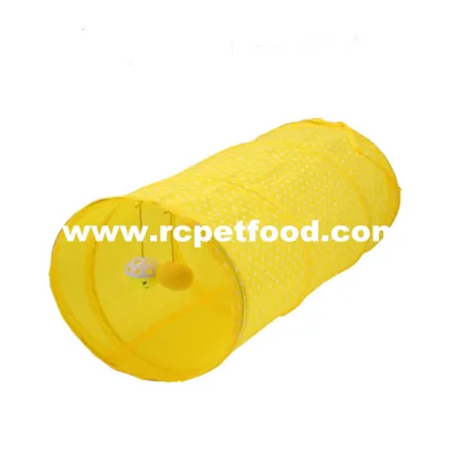 Collapsible foldable pet cat toys tunnel