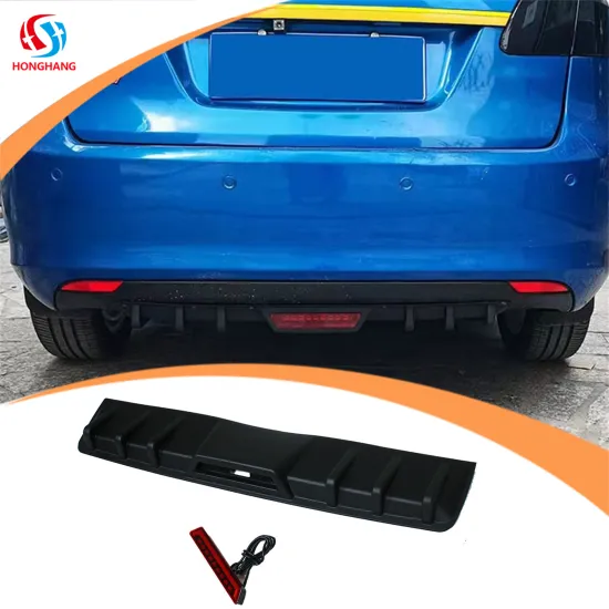 Honghang Brand Auto Spare Parts: Universal Rear Bumper Diffuser Lip with LED Light