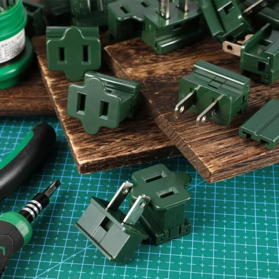 DIY Lighting String Plug SPT-1 SPT-2 Holiday Christmas Vampire Zip Plug Set