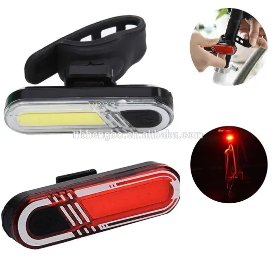 Promotional bike accessories COB LED USB Rechargeable Led Bike Light