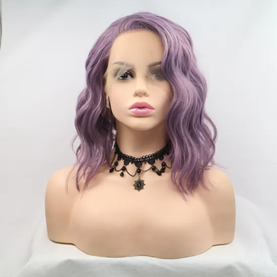 Vigorous mono short bob premium high quality afro kinky curly wholesale black women synthetic hair wigs lace front