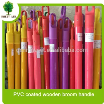 Export top popular design wood stick PVC coated wooden shovel handles