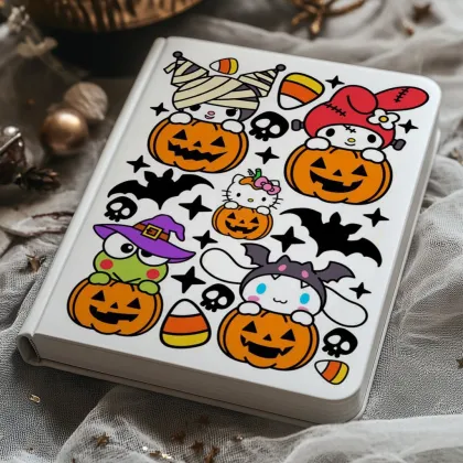 Cute Cartoon DIY Notebook Stickers & Decals for Customized Little Princess's Notebook