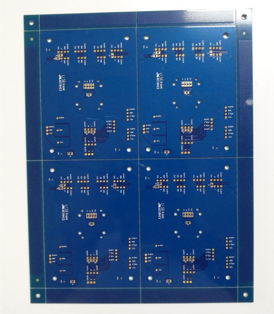 Bule colour circuit board
