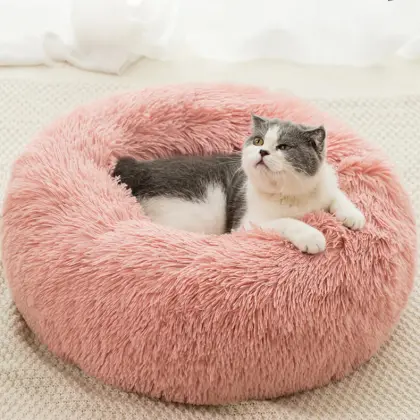 Ultra Soft Plush Pet Bed for Deep Sleep