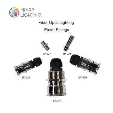 304 Stainless Steel Waterproof Fiber Optic Light End Pieces & Fittings for Swimming Pools
