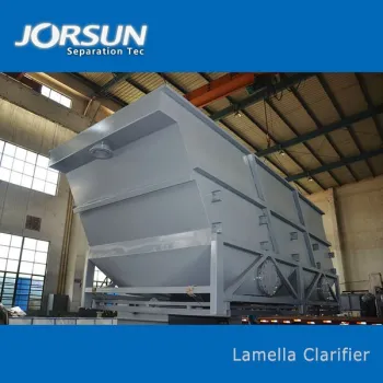 Tannery leather wastewater treatment equipment lamella clarifier