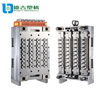 Hot Runner 32-Cavity PET Preform Mold and Injection Machine