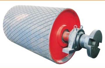 drawing conveyor belt drive pulleys