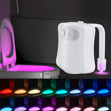 Smart Waterproof Multicolor Toilet Night Light with Motion Sensor