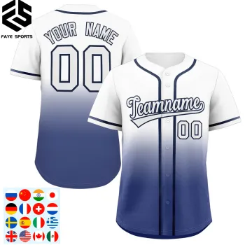 Personalized Button Down Baseball Jerseys for Men, Women, and Kids - Custom Name and Number Prints