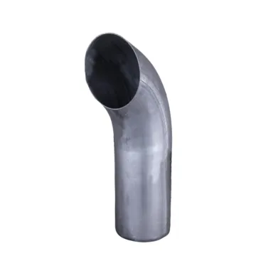 4 Inch x 18 Inch OD Aluminized Curve Truck Exhaust Stack