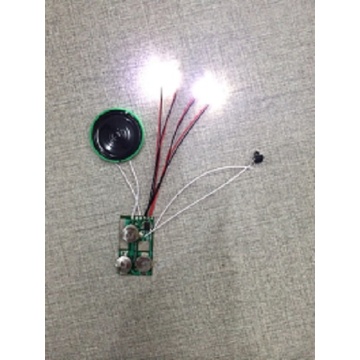 Sound module for greeting cards,vocal module,sound chip with led lights ,voice module,musical module