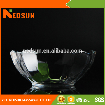 High quality clear glass bowl