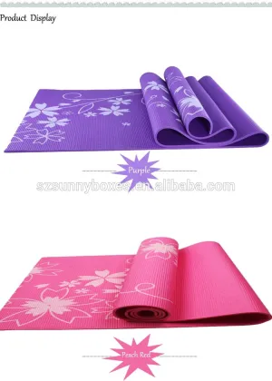 customized pvc yoga mat fitness and body budybuilding yoga mat