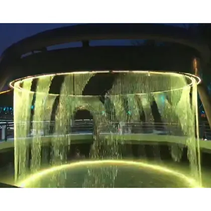 digital water curtain/Text and graphics water printer