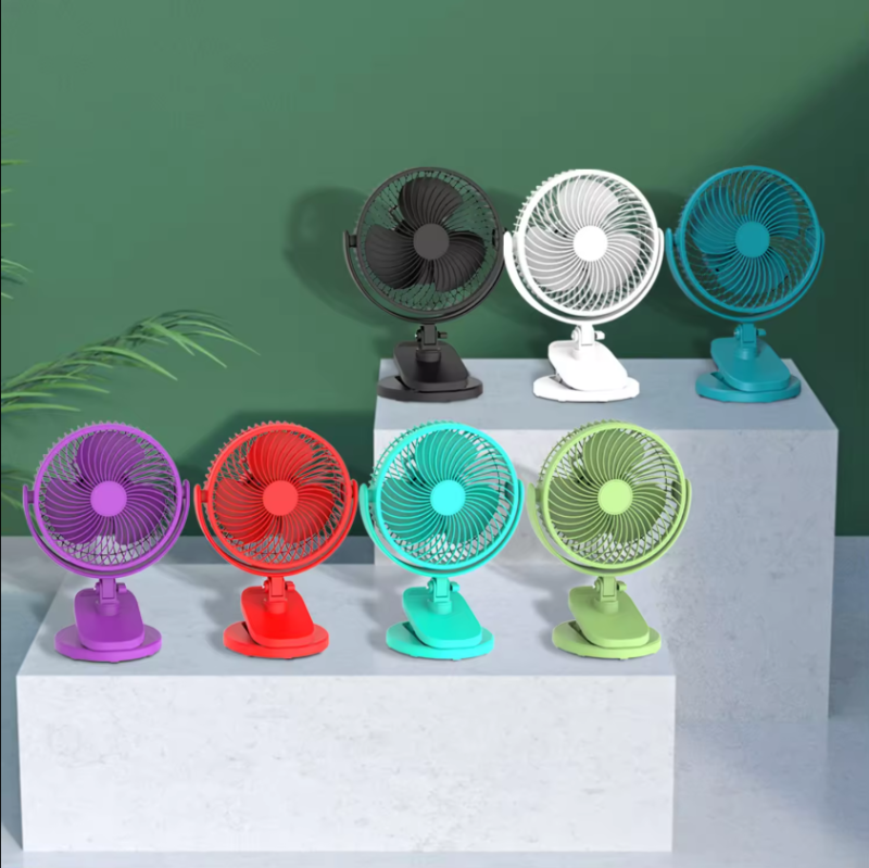 2024 Portable Mini Handheld Fan Custom Logo Desktop fan two wind speed
