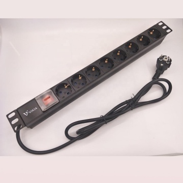 1U 19 \ "Deutsch Typ Rack PDU -Socket mit Schalter: 8 wichtige Funktionen und Vorteile