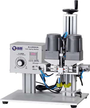 ZT Semi-automatic Pneumatic Screw Capping Machine for Bottles and Cosmetics