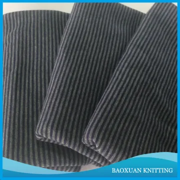 98% Cotton 2%Spandex Stripe Rib Fabric Printed