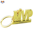 Metal number plate keychain with laser logo