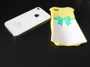 Unique Yellow Silicone Mobile Phone Cases And Covers For Iphone 5
