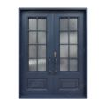 Perfect Wrought Iron Design Double Front Entry Doors